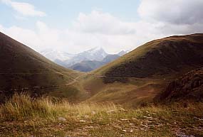View of the Col de Cluy from the west side of the Col de Sarenne.