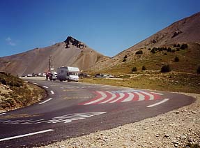 Approaching the top of the Col d'Izoard from the south side.